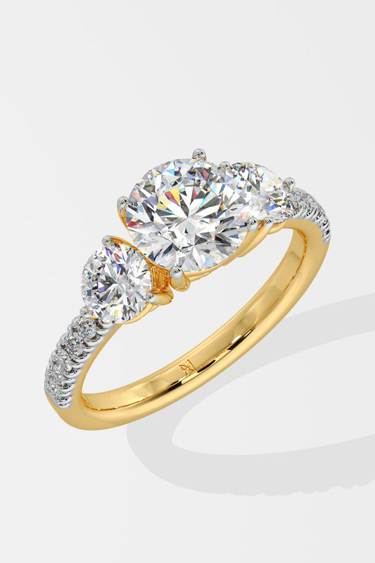 Trinity Solitaire Ring