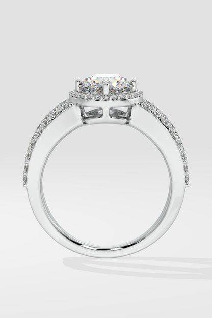1 ct Crossover Solitaire Ring
