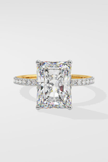 4 ct Radiant Solitaire Ring