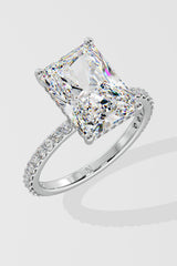 4 ct Radiant Solitaire Ring