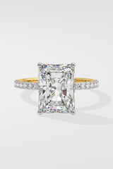 4 ct Radiant Solitaire Ring