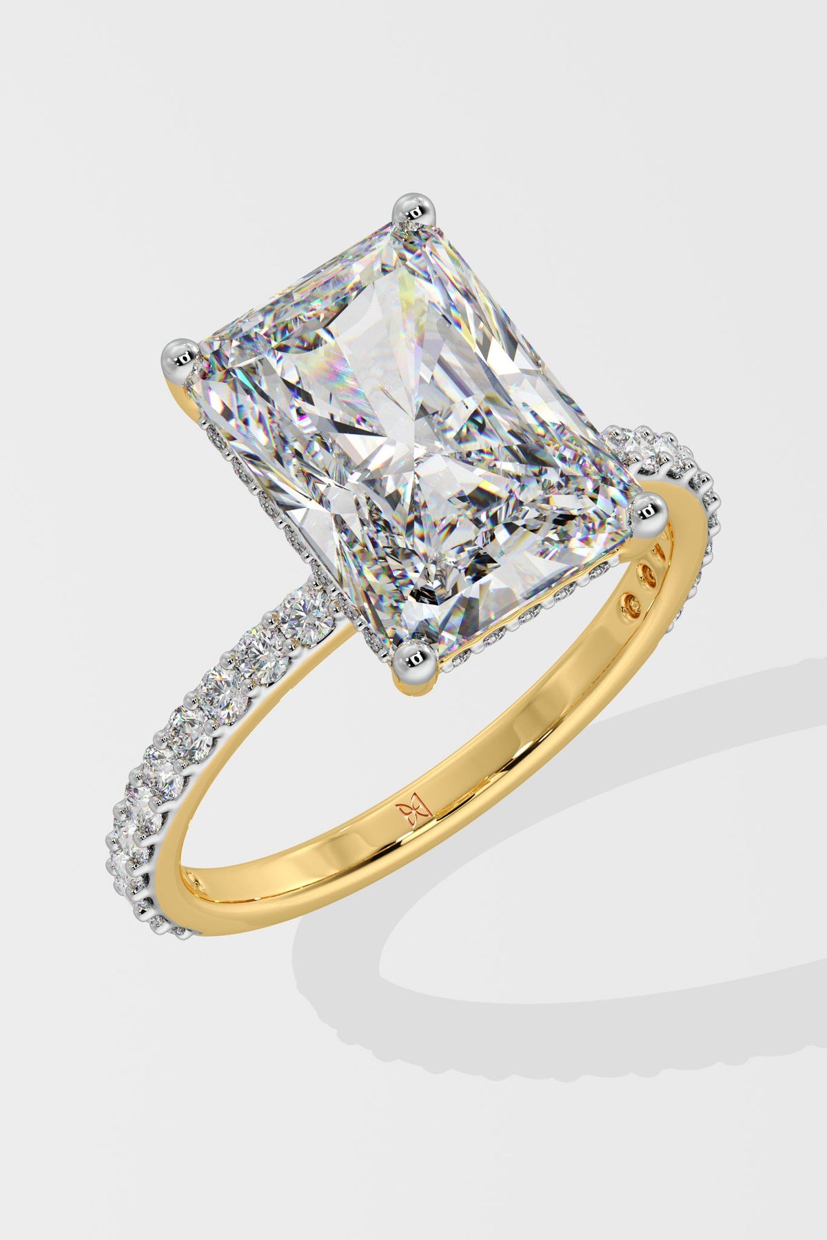 4 ct Radiant Solitaire Ring