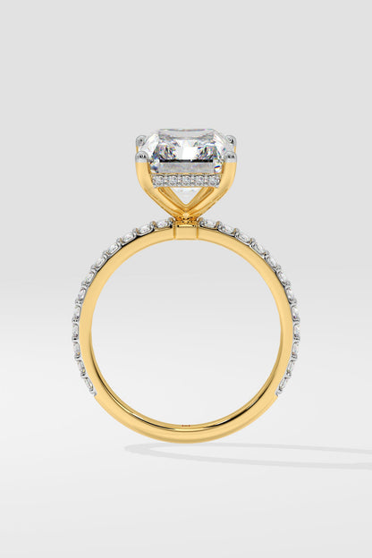 4 ct Radiant Solitaire Ring
