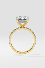 4 ct Radiant Solitaire Ring