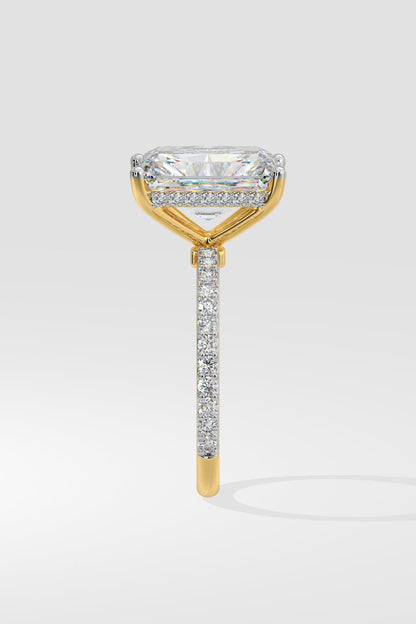 4 ct Radiant Solitaire Ring