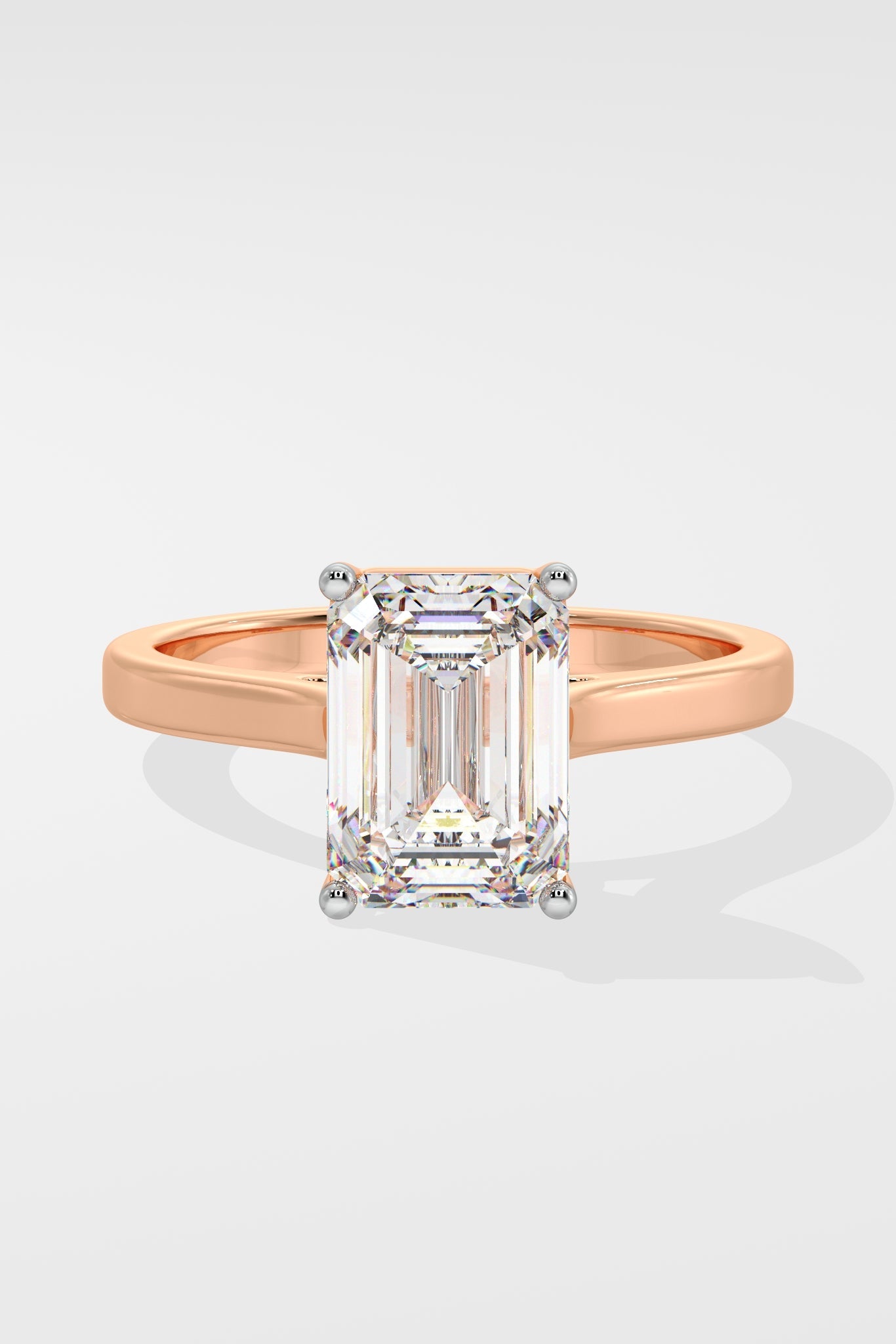 2.5 ct Emerald Solitaire Ring