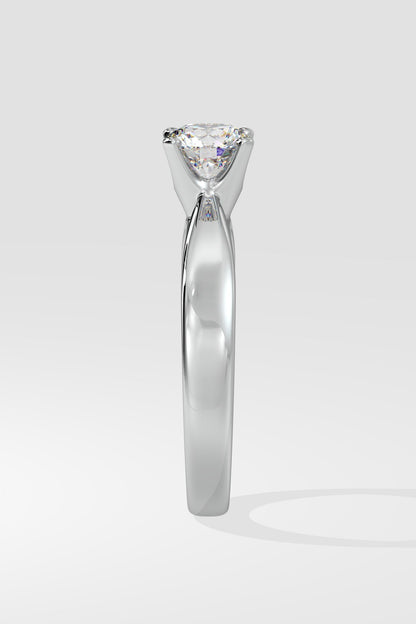 Essential Semi-Solitaire Ring