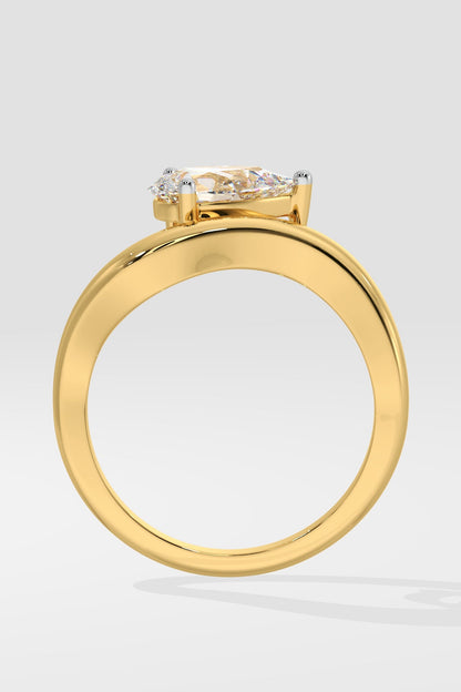East-West Wave Ring