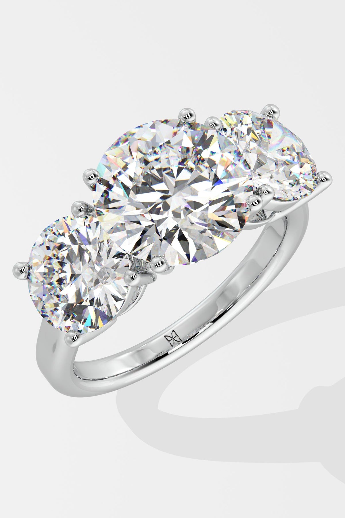 3 ct Trilogy Solitaire Ring