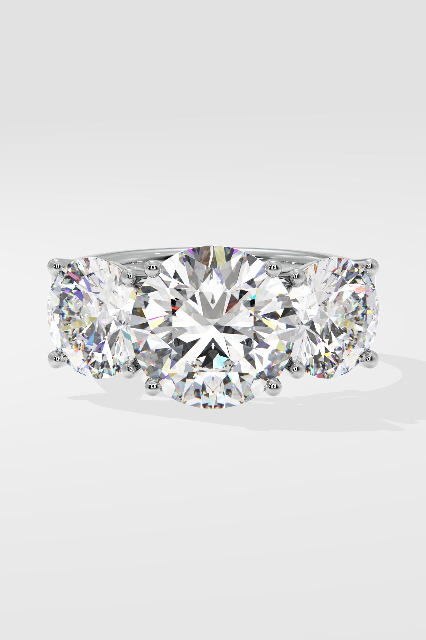 3 ct Trilogy Solitaire Ring