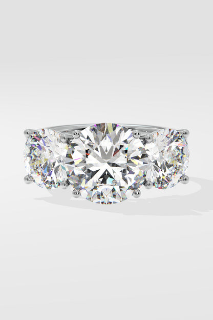3 ct Trilogy Solitaire Ring