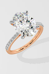 4 ct Oval Solitaire Ring