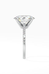 4 ct Oval Solitaire Ring