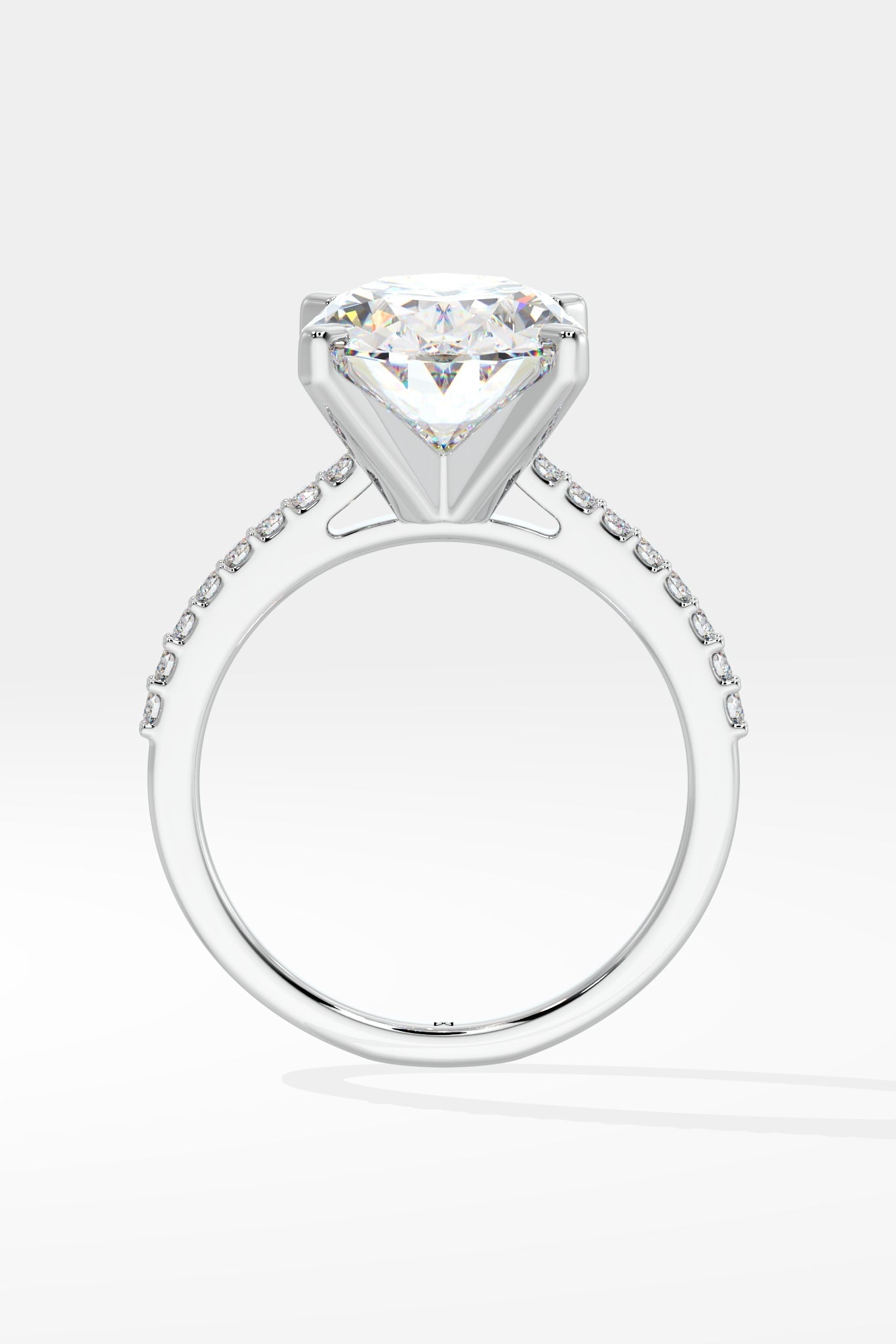 4 ct Oval Solitaire Ring