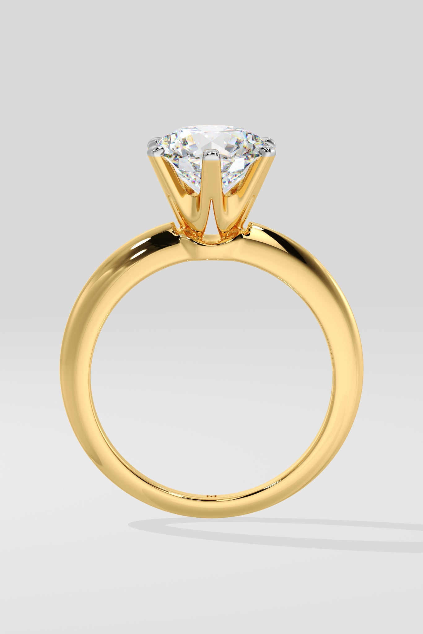 2 ct Six Prong Solitaire Ring