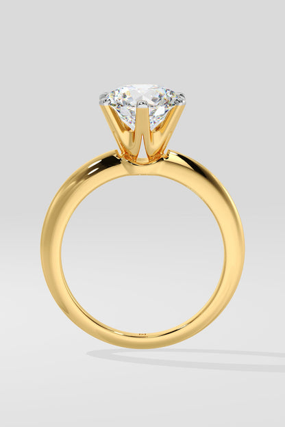 2 ct Six Prong Solitaire Ring