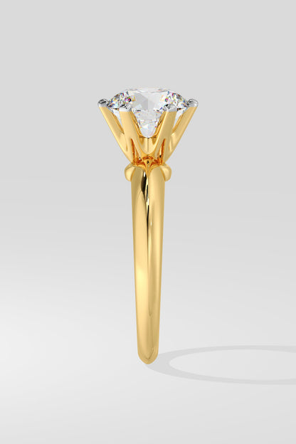 2 ct Six Prong Solitaire Ring