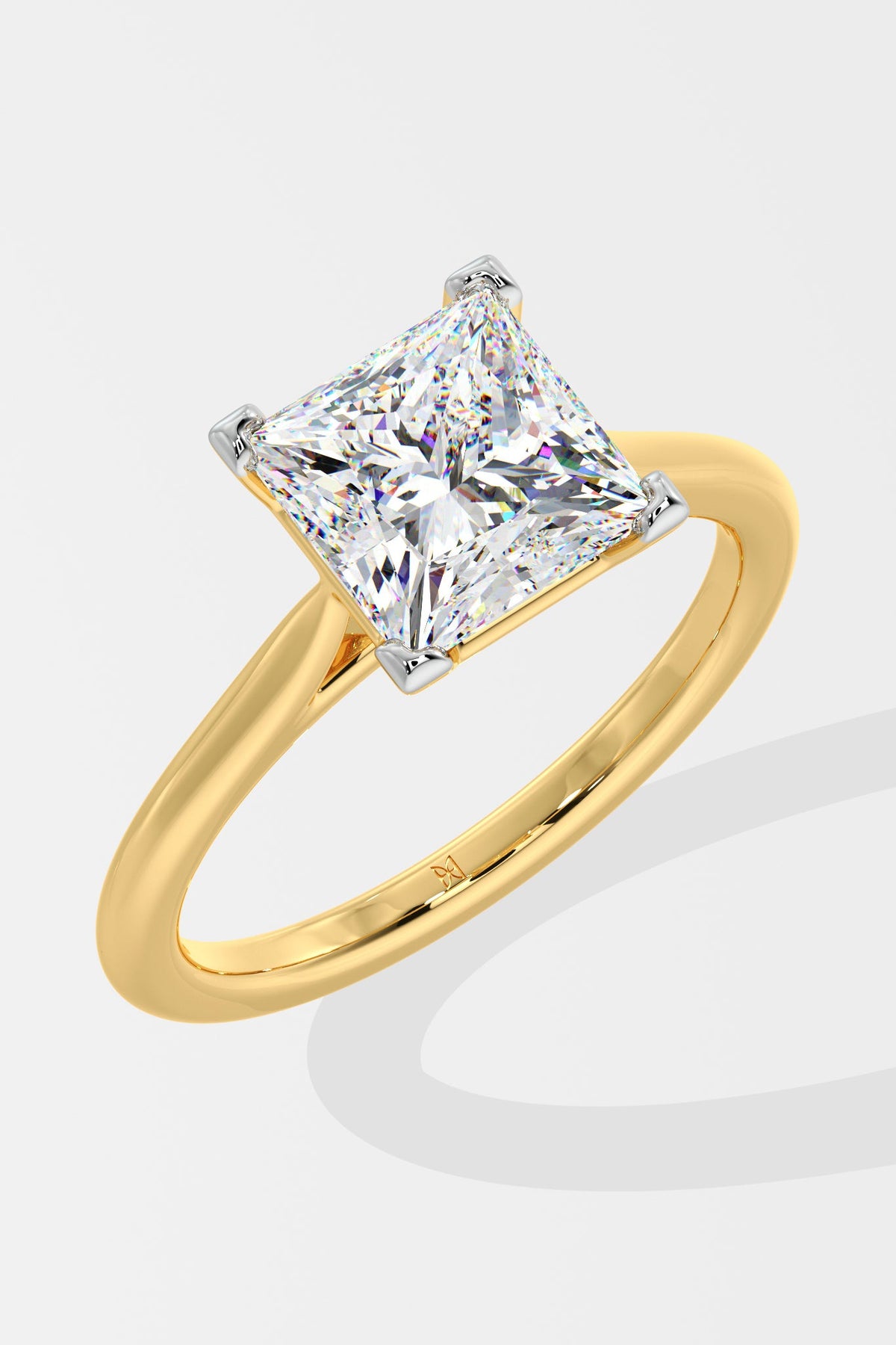 2 ct Princess Solitaire Ring