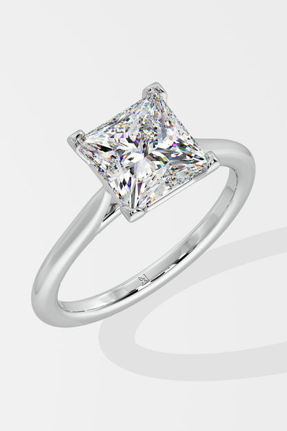 2 ct Princess Solitaire Ring