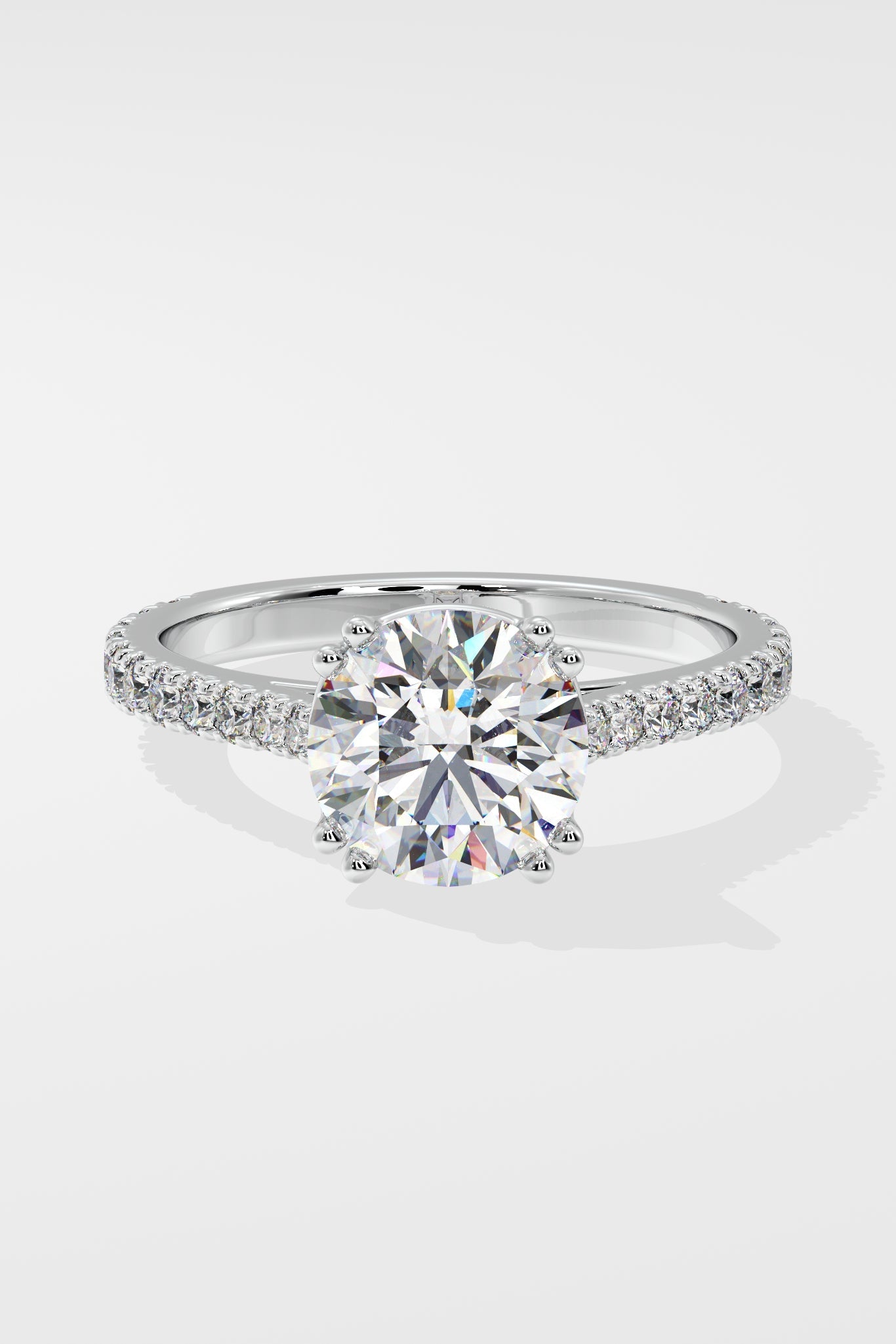 2 ct Dual Prong Solitaire Ring