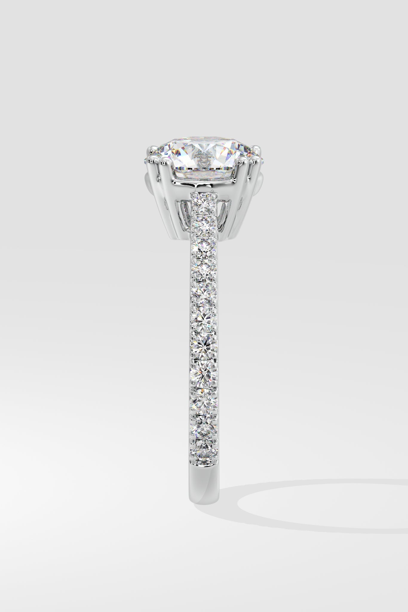 2 ct Dual Prong Solitaire Ring