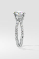 2 ct Crossover Solitaire Ring