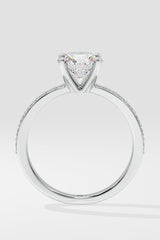 1.5 ct Solitaire Pave Ring