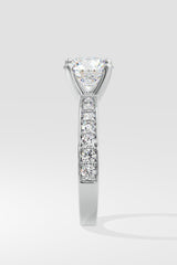 1.5 ct Solitaire Pave Ring