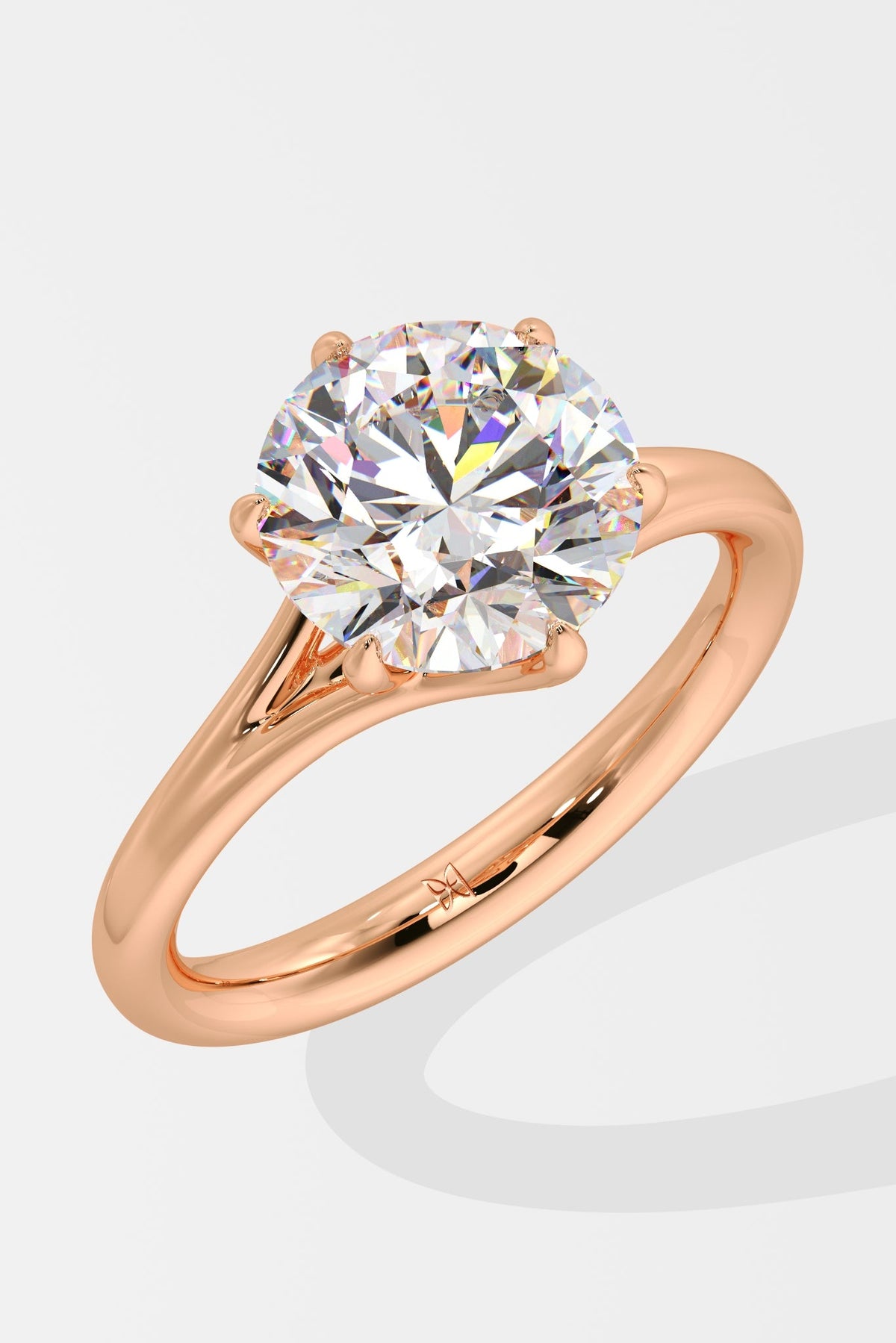 2 ct Flow Solitaire Ring