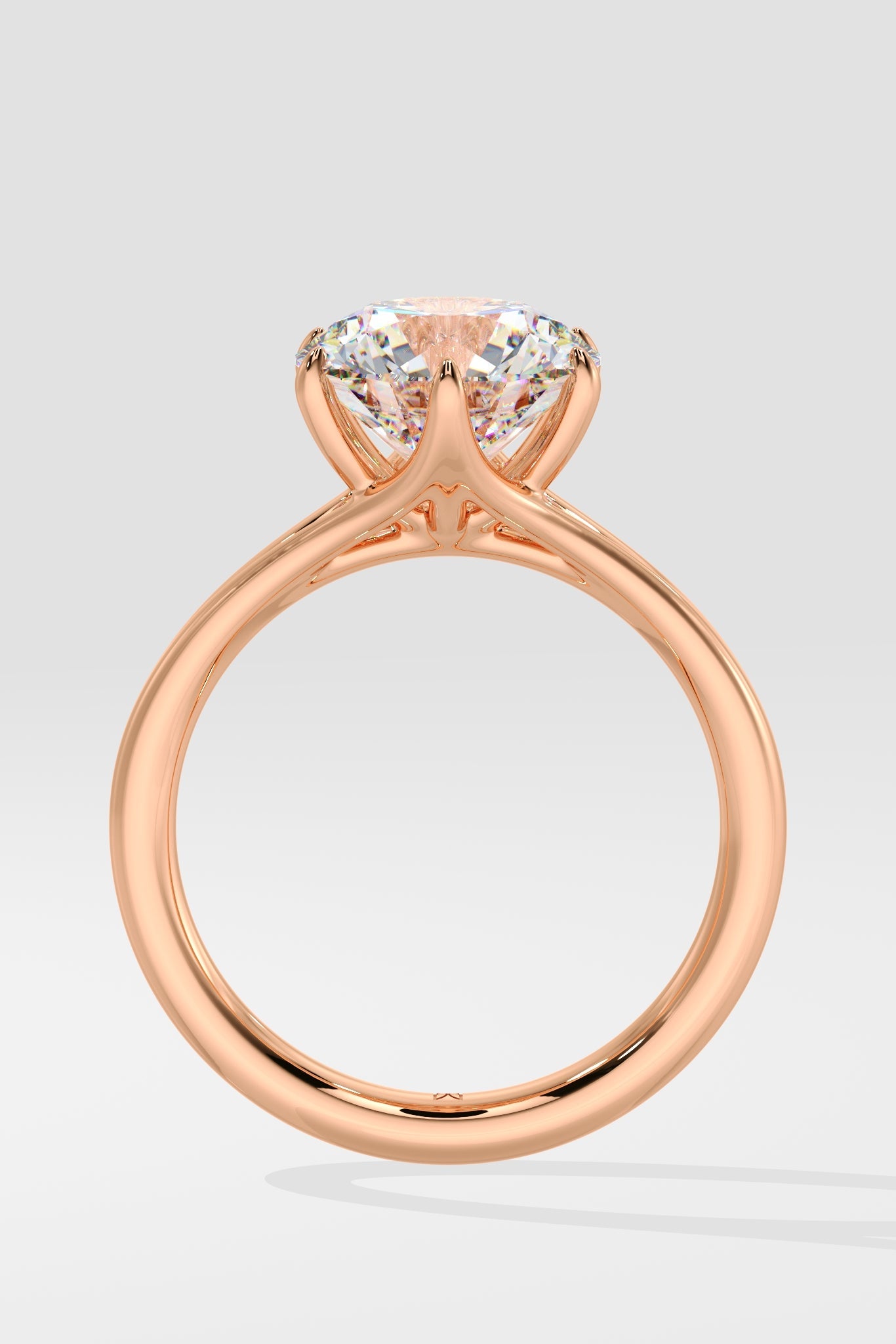 2 ct Flow Solitaire Ring
