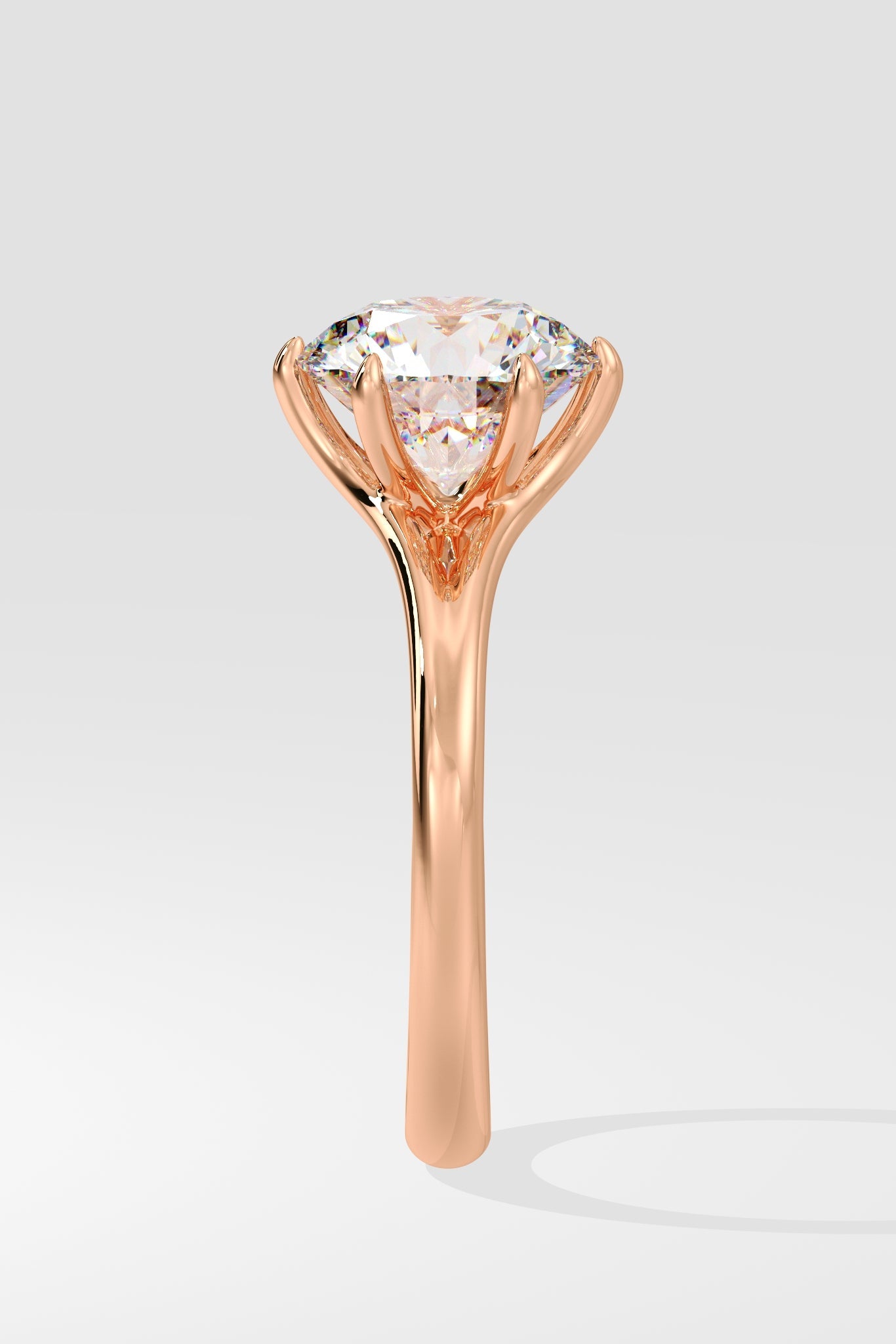 2 ct Flow Solitaire Ring