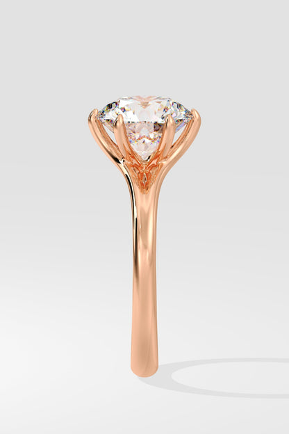2 ct Flow Solitaire Ring