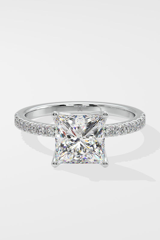 3 ct Princess Solitaire Ring