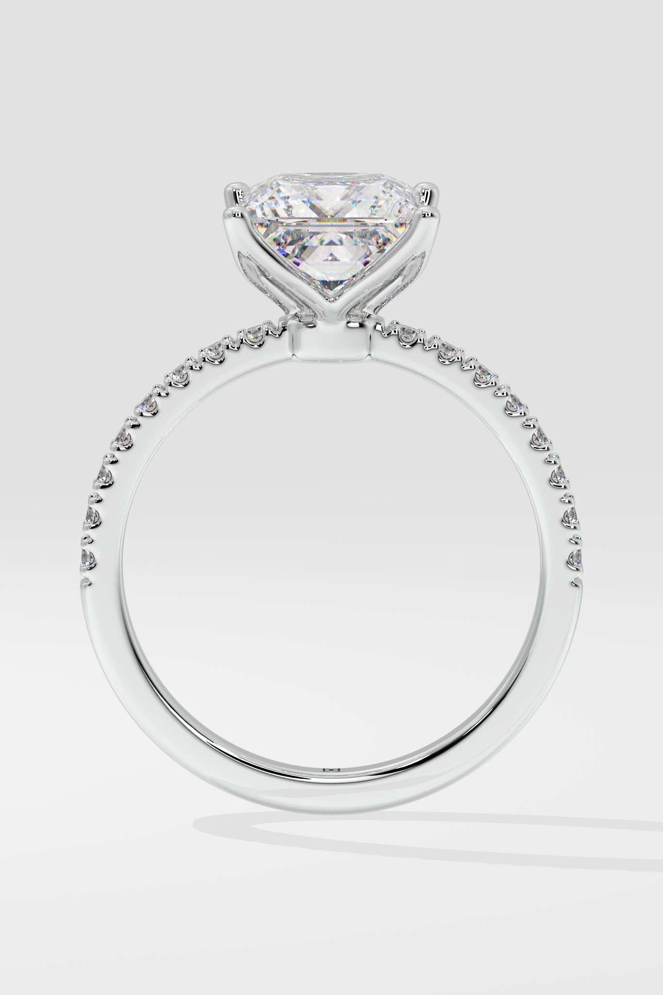 3 ct Princess Solitaire Ring