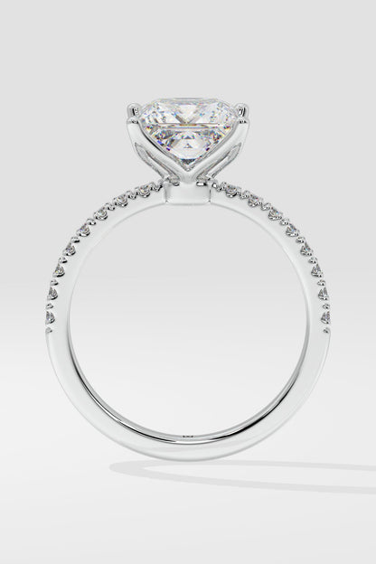 3 ct Princess Solitaire Ring