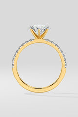 1.5 ct Crown Solitaire Ring