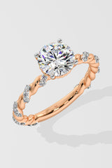 1 ct Vine Solitaire Ring