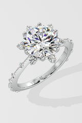 3 ct Starlight Solitaire Ring