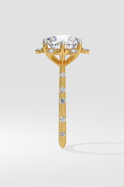 3 ct Starlight Solitaire Ring
