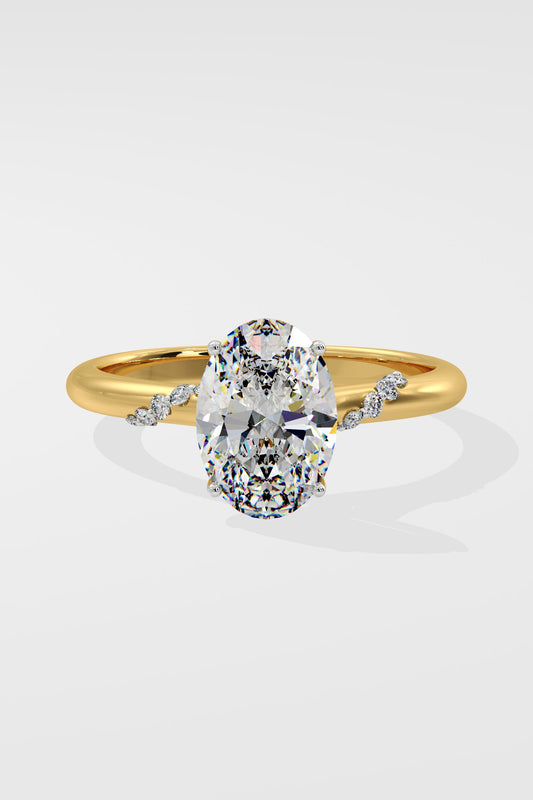 2 ct Elena Oval Solitaire Ring