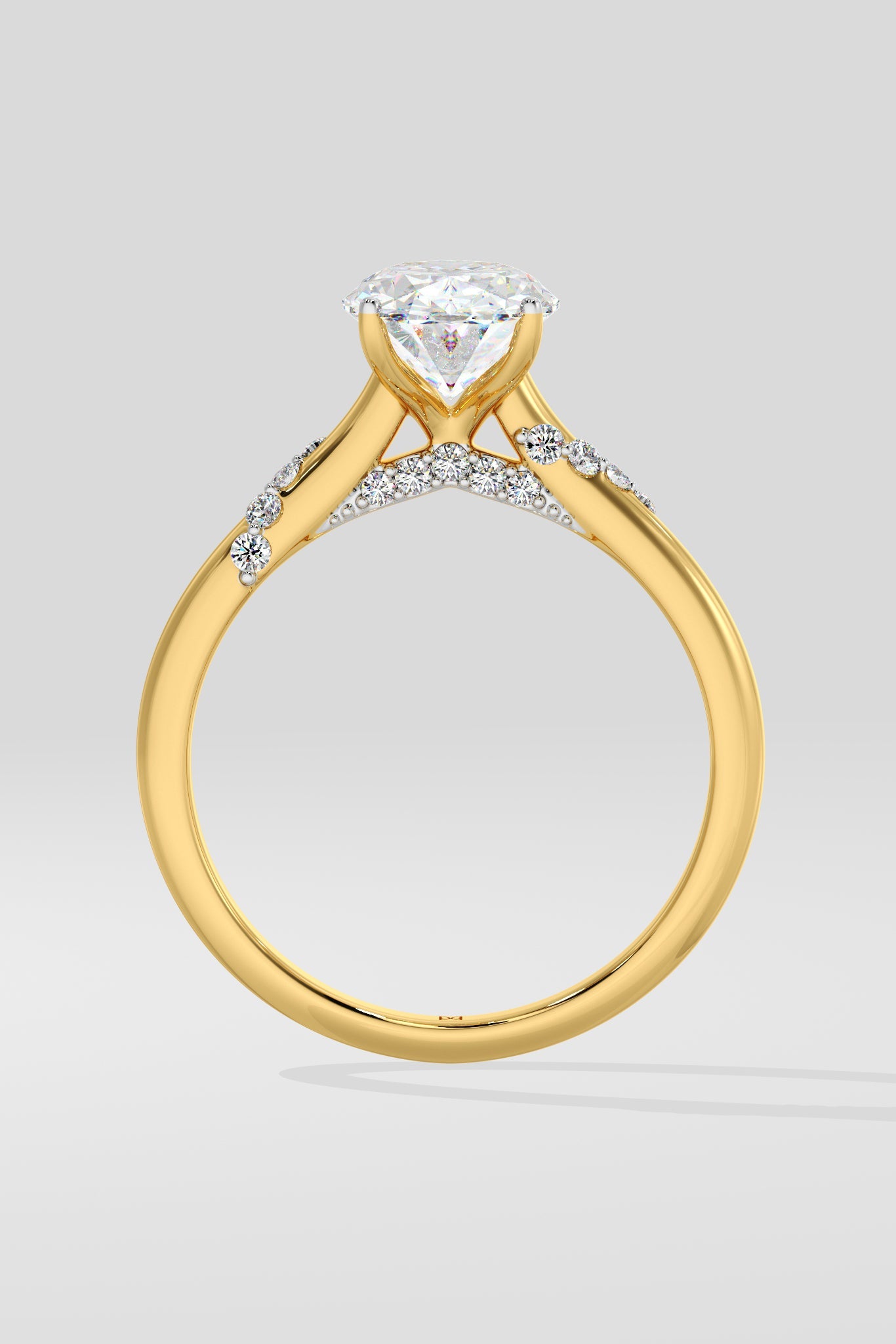 2 ct Elena Oval Solitaire Ring