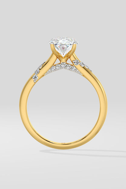 2 ct Elena Oval Solitaire Ring