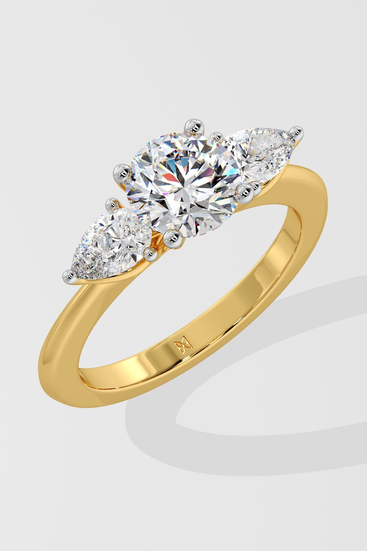 1.5 ct Opera Three Stone Ring