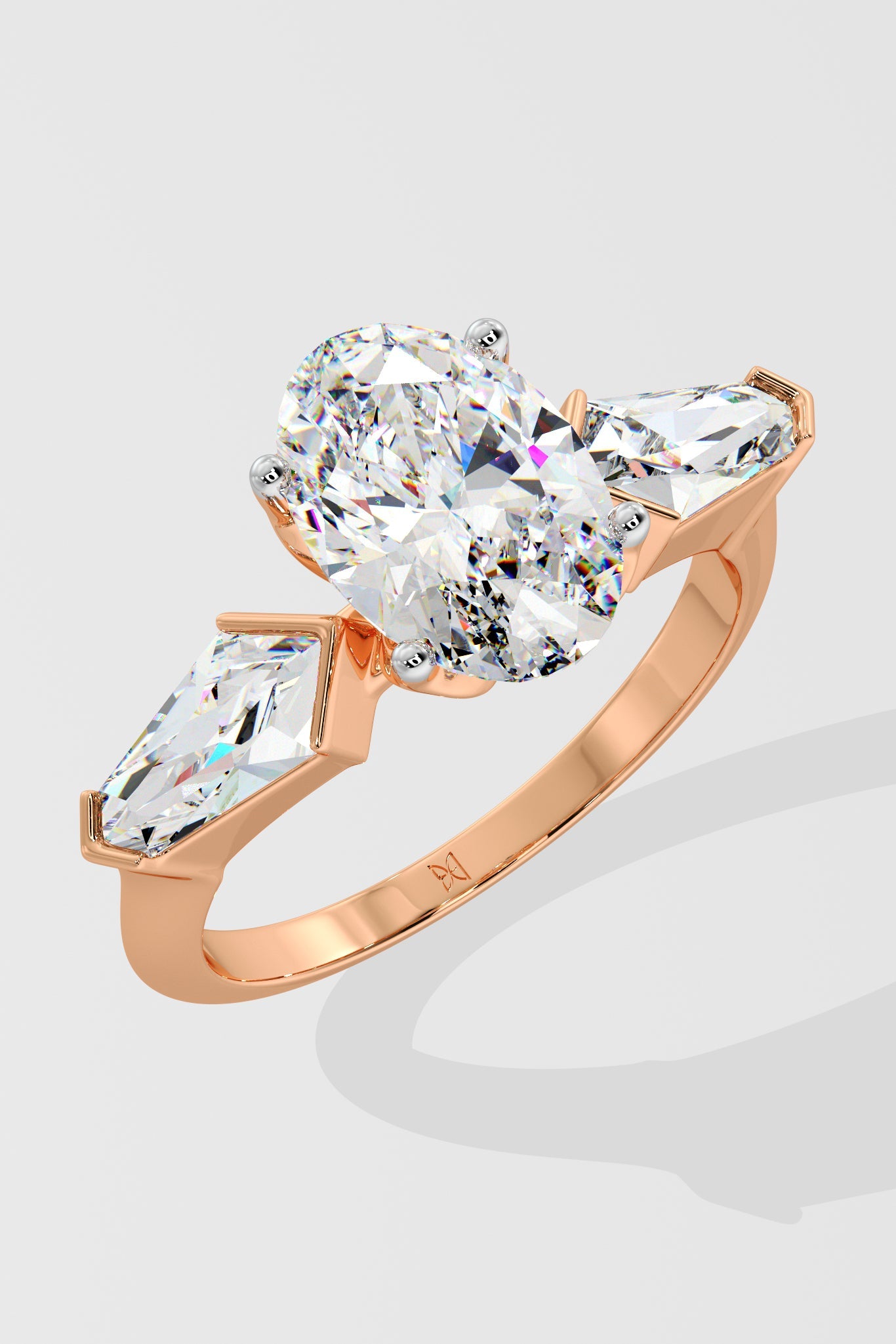 2 ct Oval Kite Ring