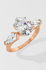 2 ct Oval Kite Ring