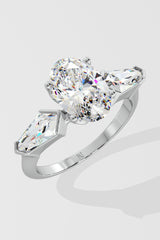 2 ct Oval Kite Ring