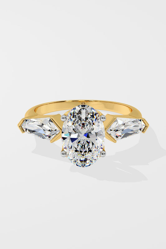 2 ct Oval Kite Ring