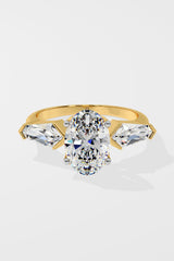 2 ct Oval Kite Ring