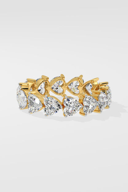 Heart Eternity Ring