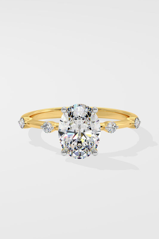 1.5 ct Spaced Oval Ring